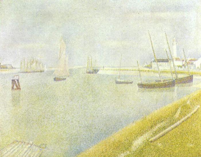Georges Seurat Der Kanal von Gravelines France oil painting art